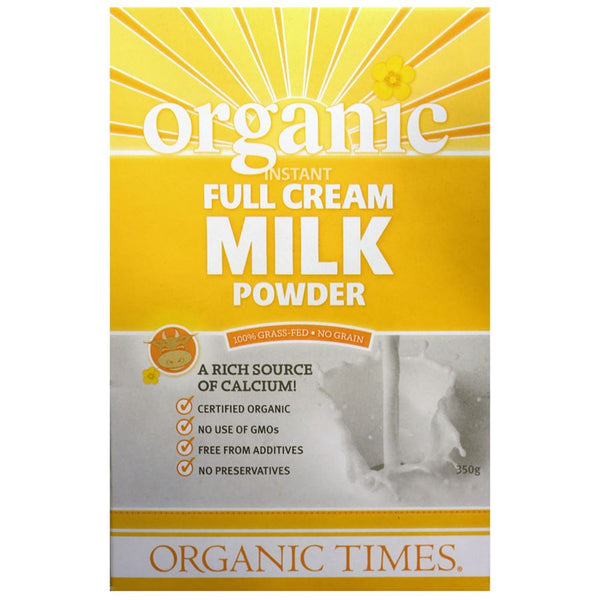 Full Cream Milk Powder, Organic Times 300g