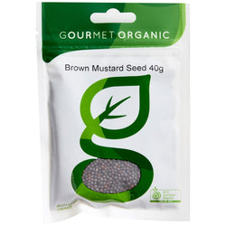 Mustard Seed Brown, Gourmet Organic 40g